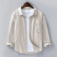 Chemise Homme Classique à Manches Longues - Style Décontracté à Boutons