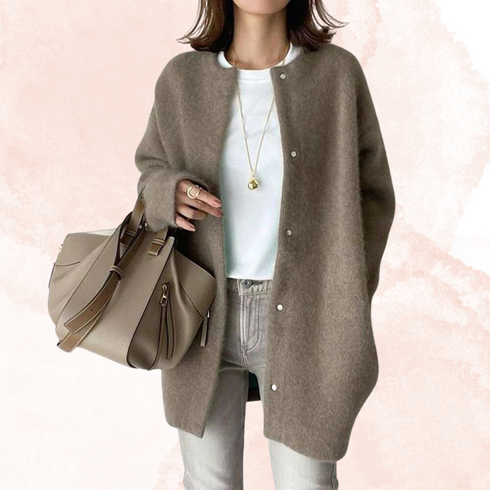 Cardigan surdimensionné tendance pour femmes - Kathy pour un look élégant et confortable