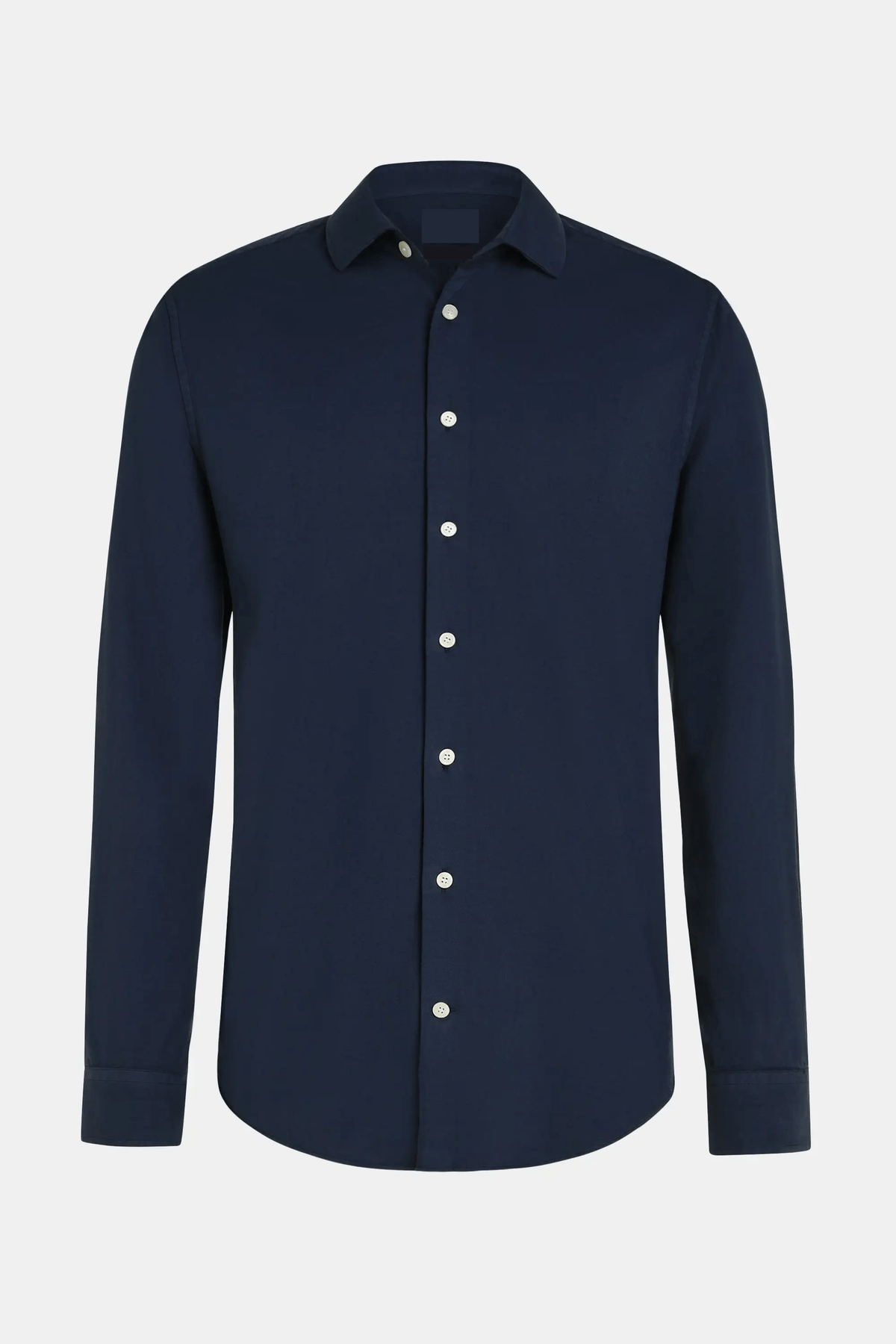 Chemise habillée pour homme en coton 100 % - coupe régulière et manches longues avec col boutonné