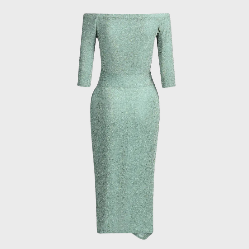 Gia - Robe longue élégante pour les fêtes et les soirées, avec des détails scintillants
