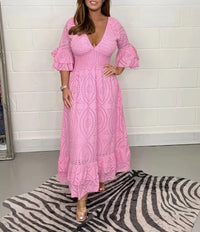 Robe d'été longue et élégante - Frederique pour un look sophistiqué