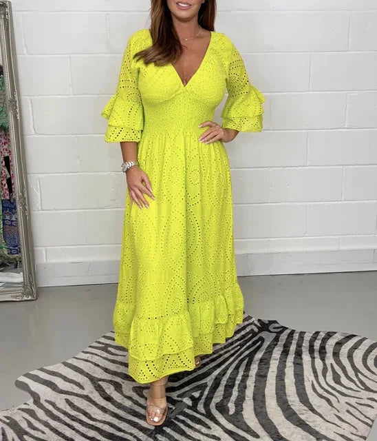 Robe d'été longue et élégante - Frederique pour un look sophistiqué