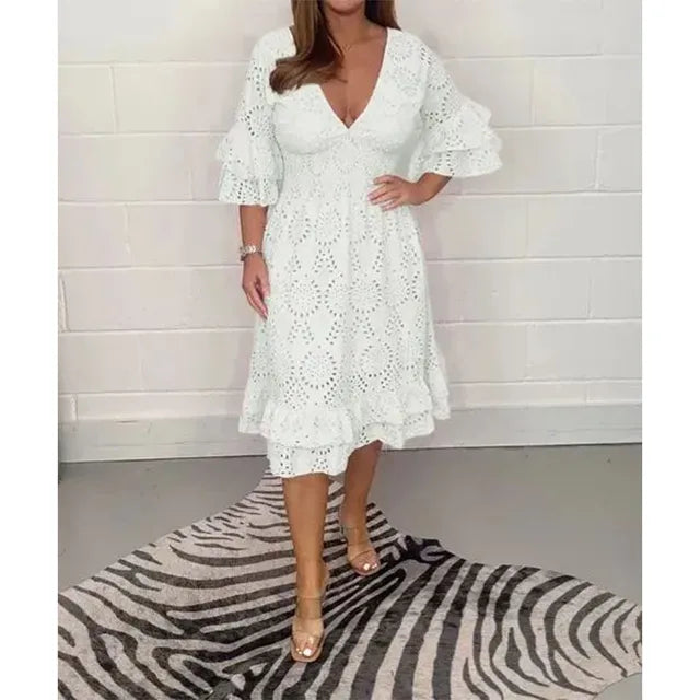 Robe d'été longue et élégante - Frederique pour un look sophistiqué