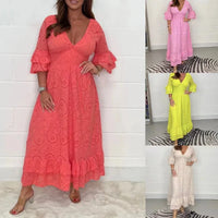 Robe d'été longue et élégante - Frederique pour un look sophistiqué