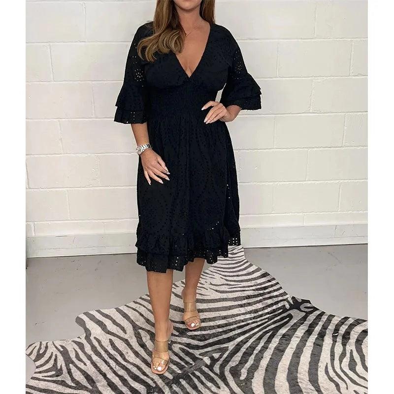 Robe d'été longue et élégante - Frederique pour un look sophistiqué