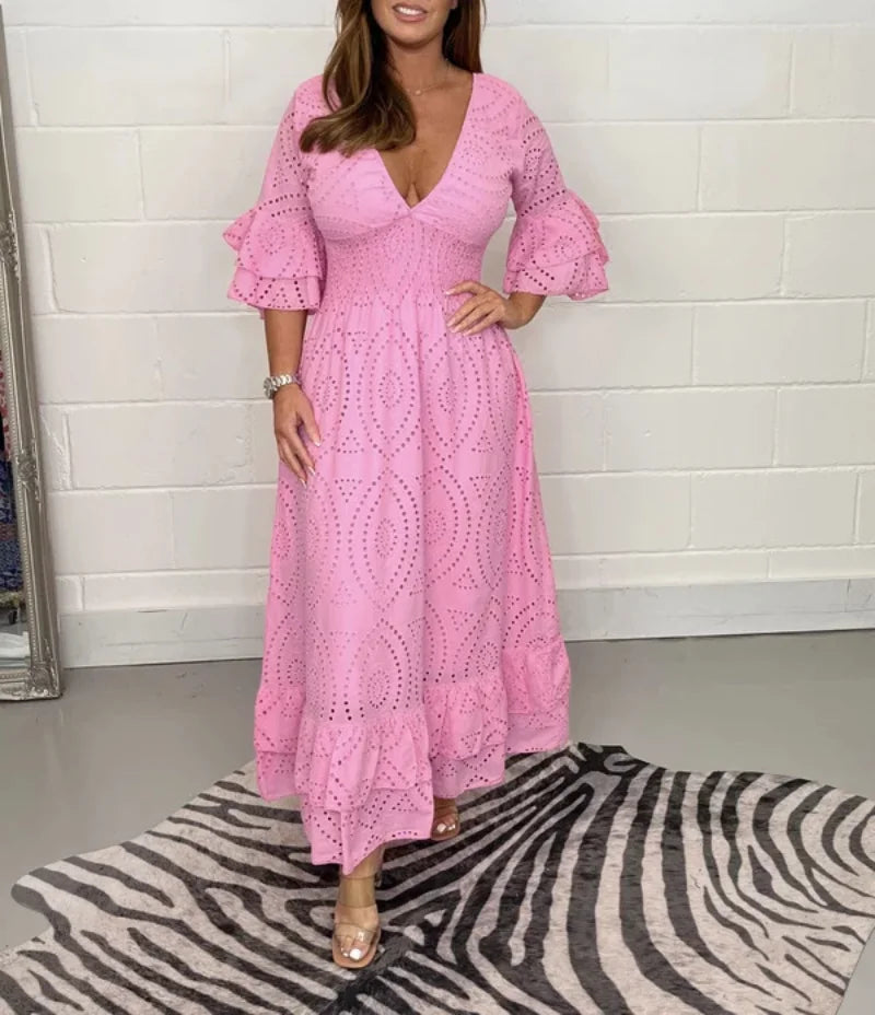 Robe d'été longue et élégante - Frederique pour un look sophistiqué