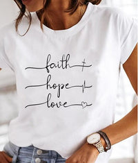 T-shirt blanc décontracté à coupe ample pour femmes - top quotidien élégant et polyvalent pour femmes
