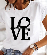 T-shirt blanc décontracté à coupe ample pour femmes - top quotidien élégant et polyvalent pour femmes