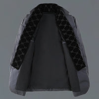 Christophe™ Blazer stylé avec garniture en duvet