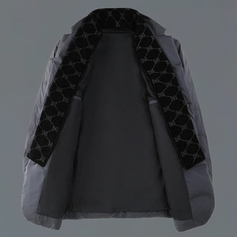 Christophe™ Blazer stylé avec garniture en duvet