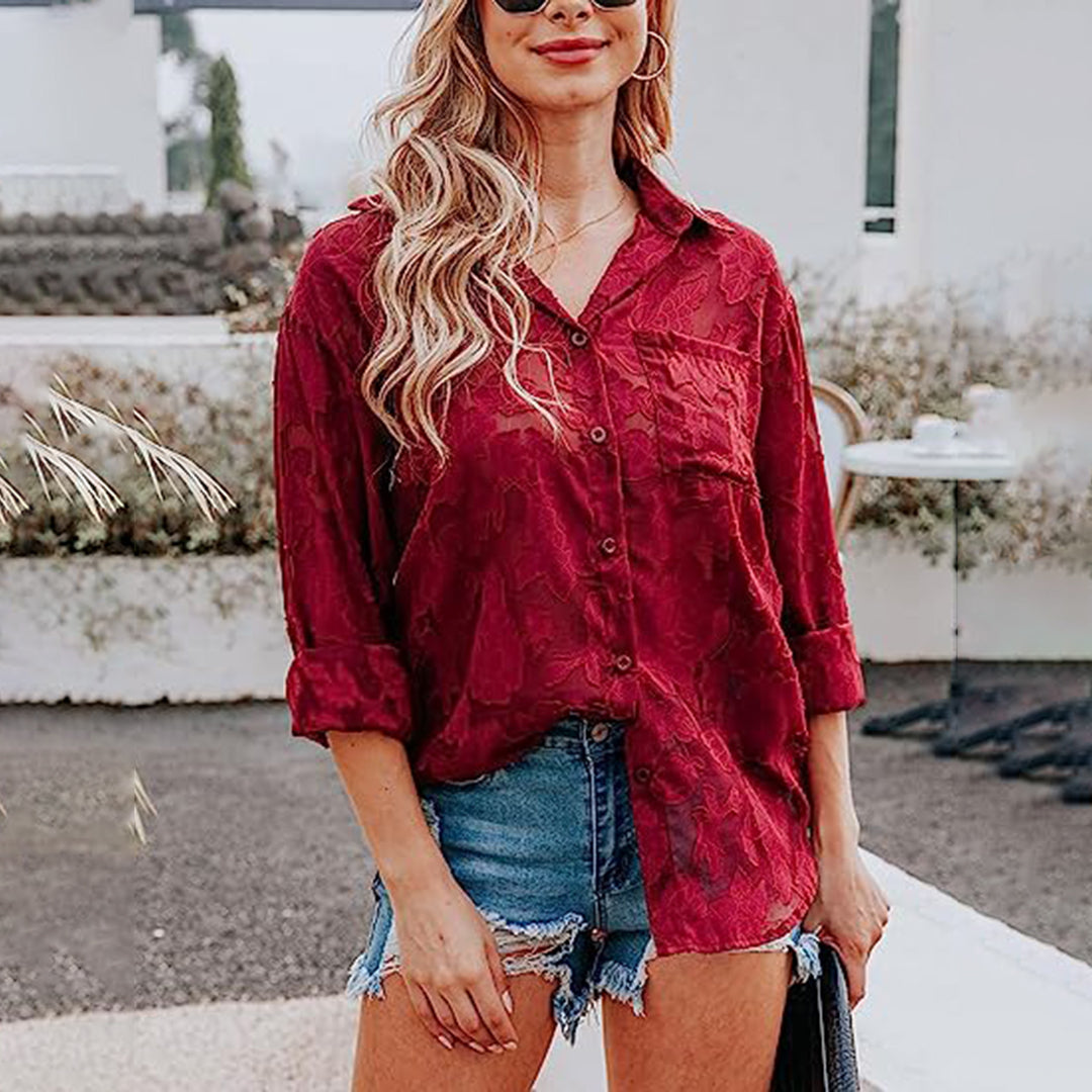 T-shirt tendance pour femmes - DOMINIKA