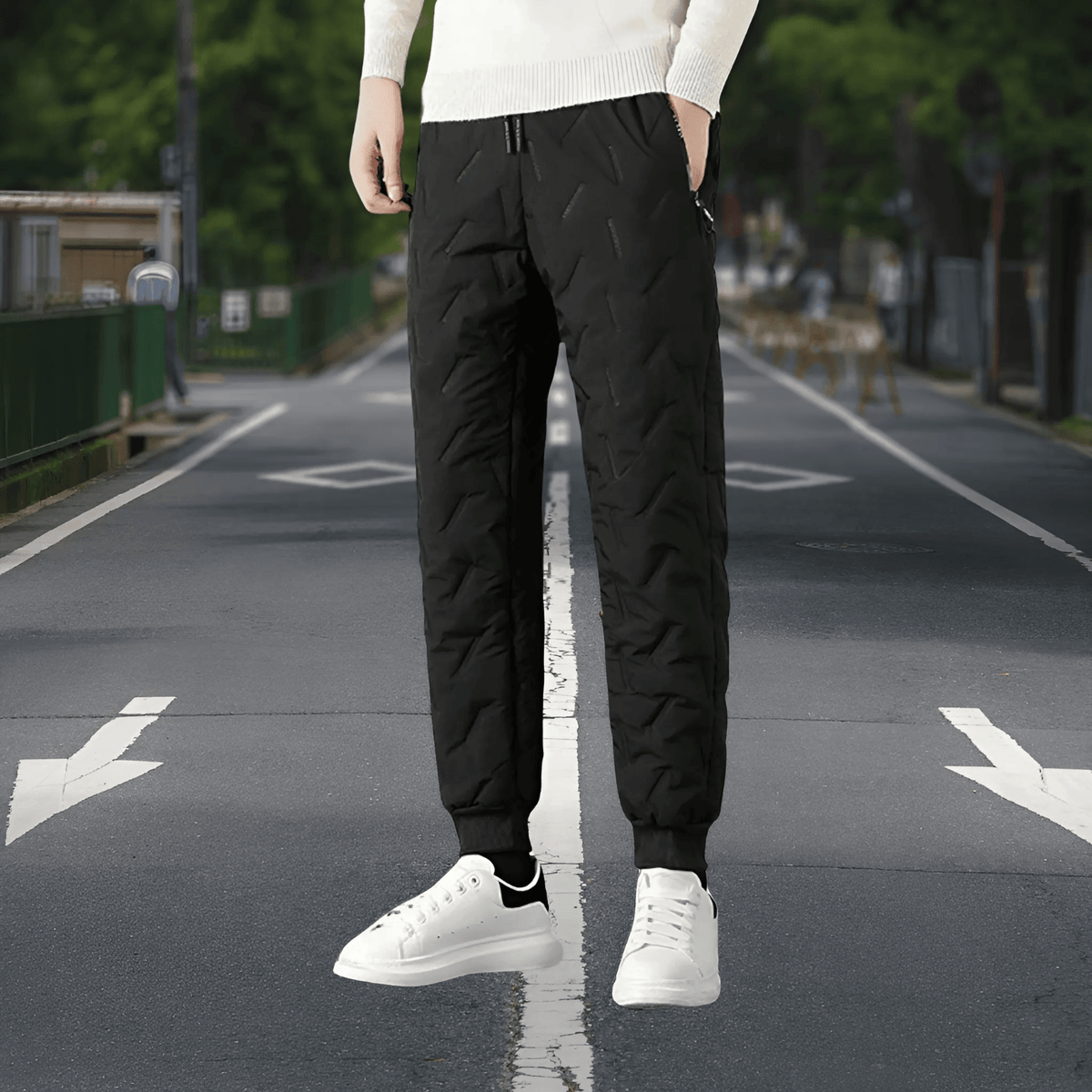 Flow - Pantalon thermique élégant pour hommes, imperméable et coupe-vent, pour un confort et une protection ultimes