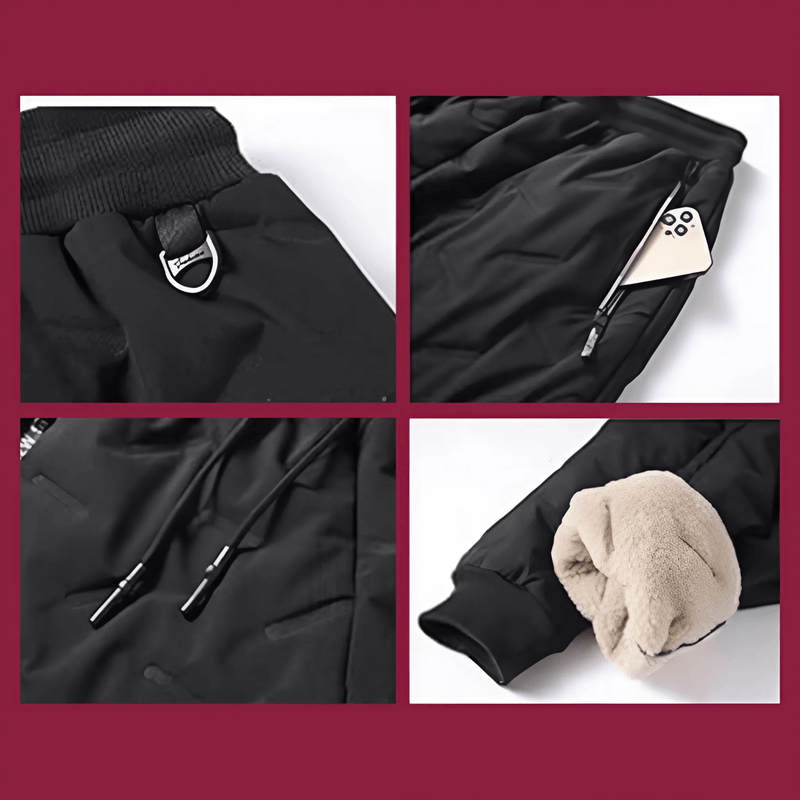 Flow - Pantalon thermique élégant pour hommes, imperméable et coupe-vent, pour un confort et une protection ultimes