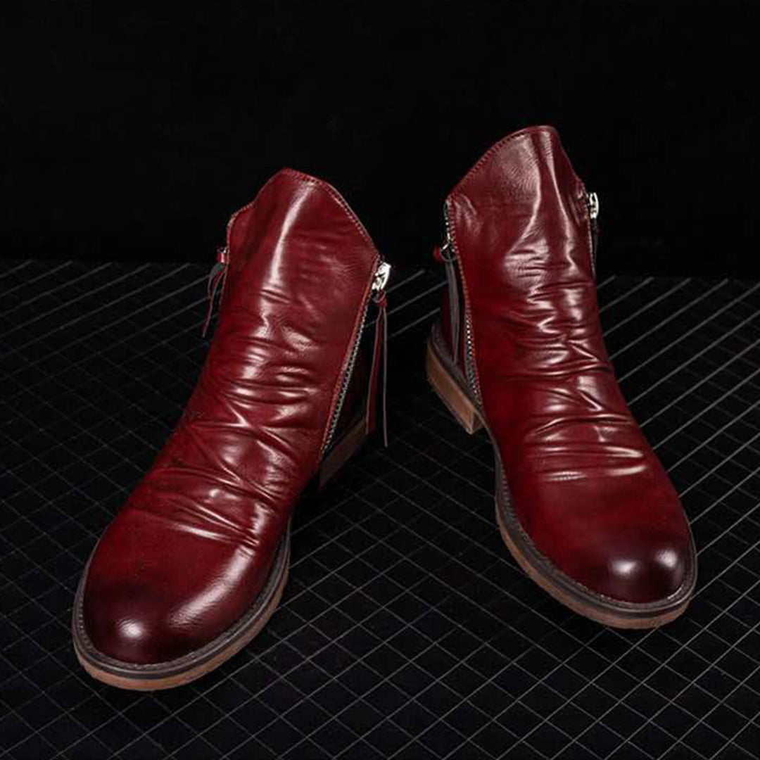 HAYLOM - Bottes élégantes avec fermeture à glissière très tendance