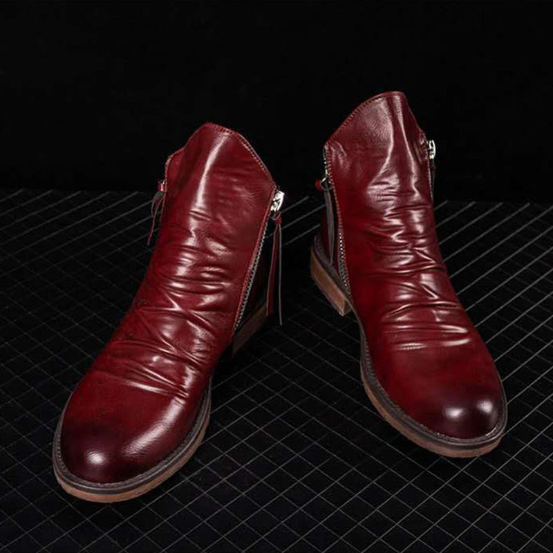 HAYLOM - Bottes élégantes avec fermeture à glissière très tendance