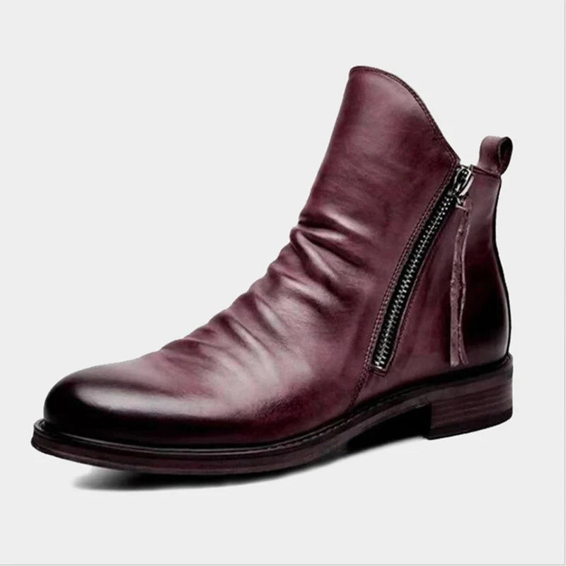 HAYLOM - Bottes élégantes avec fermeture à glissière très tendance