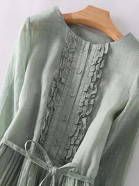 Robe élégante en lin léger - Très confortable et à la mode