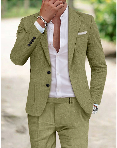 Costume deux pièces élégant pour homme - Leo pour un look sophistiqué