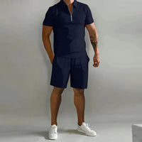Giel | Polo élégant pour homme et short d'été pour un look élégant
