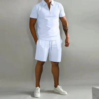 Giel | Polo élégant pour homme et short d'été pour un look élégant