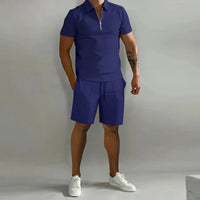 Giel | Polo élégant pour homme et short d'été pour un look élégant