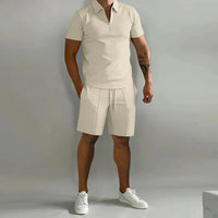 Giel | Polo élégant pour homme et short d'été pour un look élégant