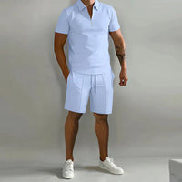 Giel | Polo élégant pour homme et short d'été pour un look élégant