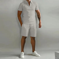 Giel | Polo élégant pour homme et short d'été pour un look élégant