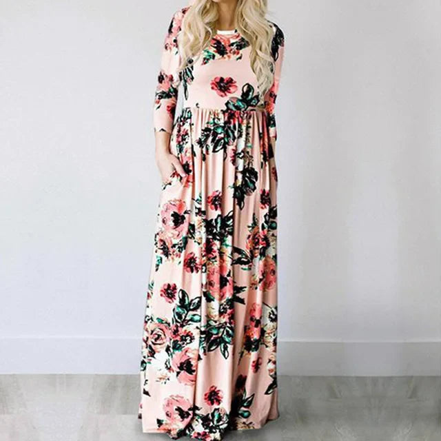 Élégante robe longue d'été Minthe pour un look élégant et confortable