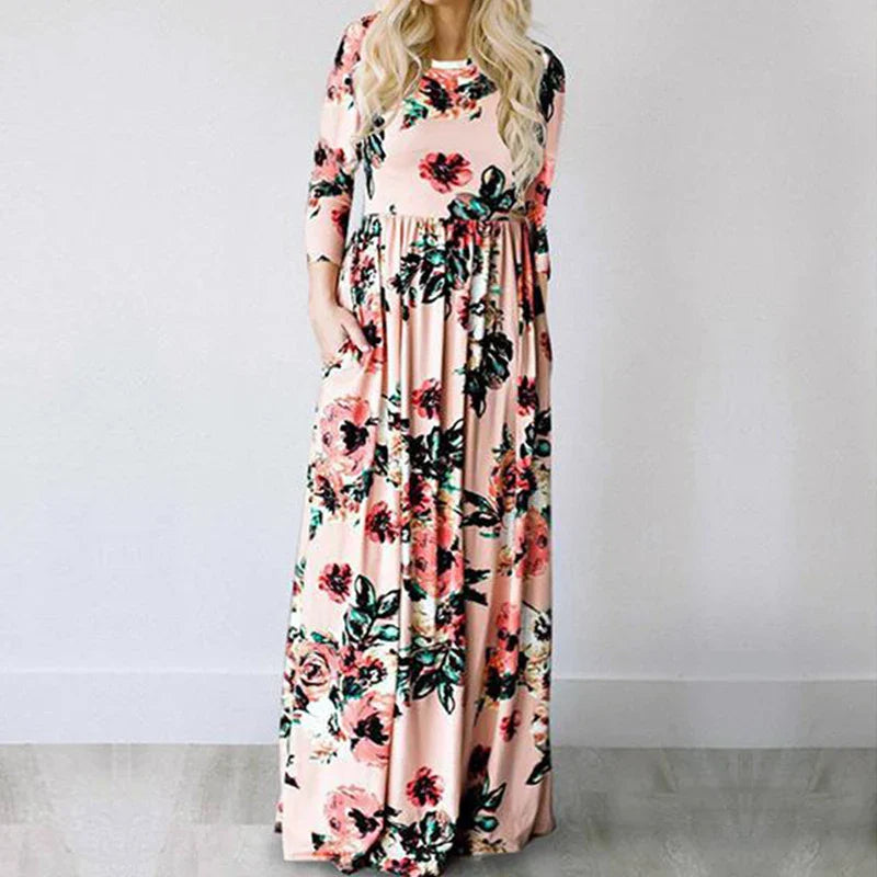 Élégante robe longue d'été Minthe pour un look élégant et confortable