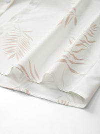 Ensemble Deux-Pièces Homme à Motif Feuille Tropicale