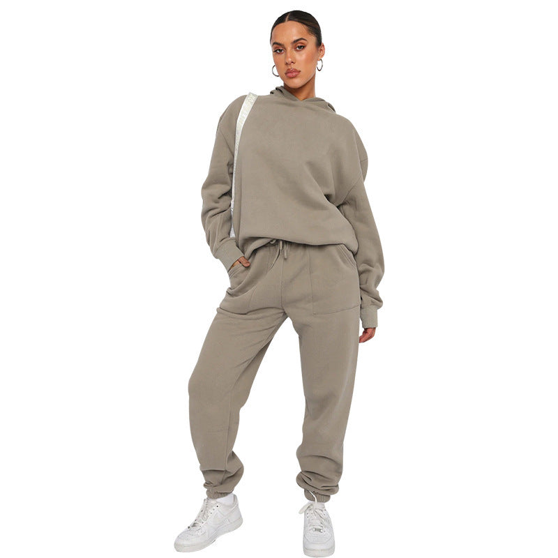 Ensemble de sport 2 pièces avec pantalon de survêtement confortable et sweat à capuche pour un mouvement et un style ultimes
