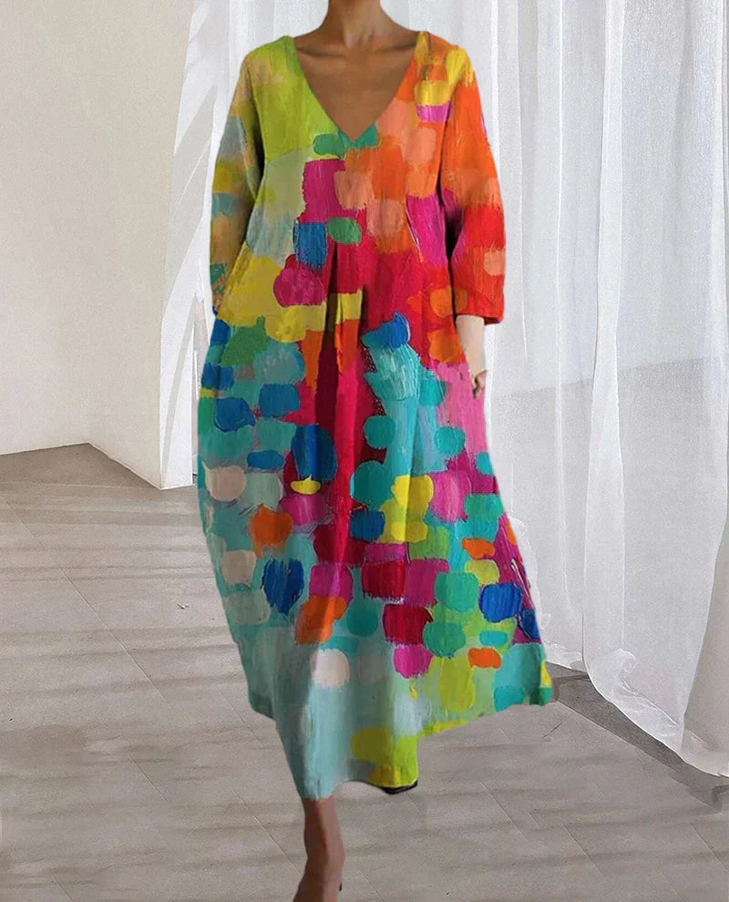 Robe colorée, gaie et élégante - Ana pour toutes les occasions