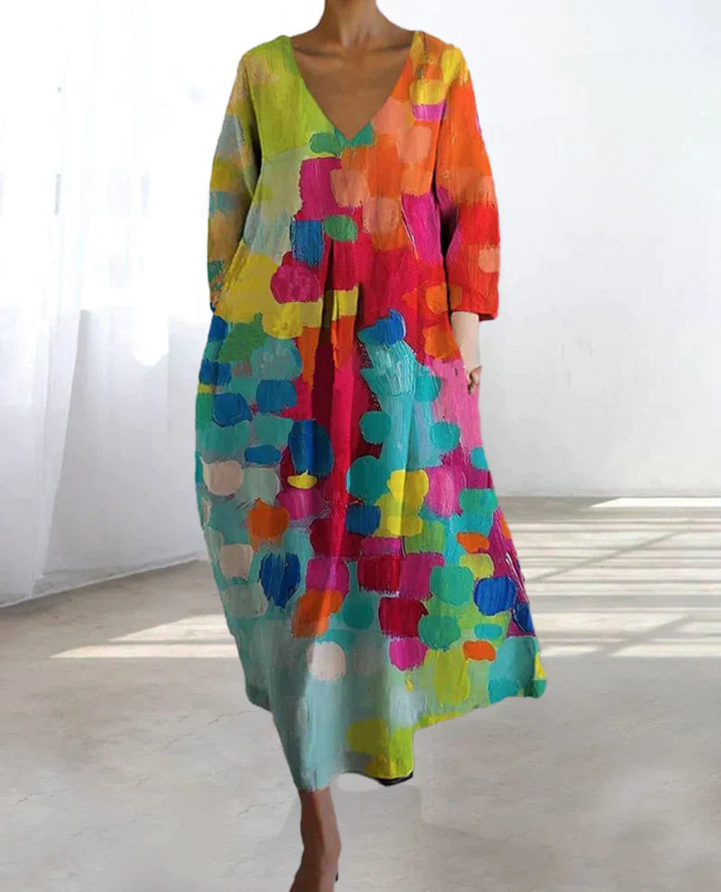 Robe colorée, gaie et élégante - Ana pour toutes les occasions
