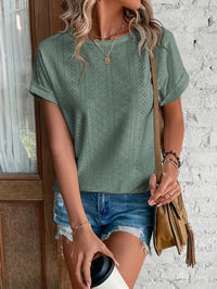 Top décontracté pour femmes - chemise élégante à manches courtes pour un look chic