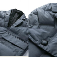 Christophe™ Blazer stylé avec garniture en duvet