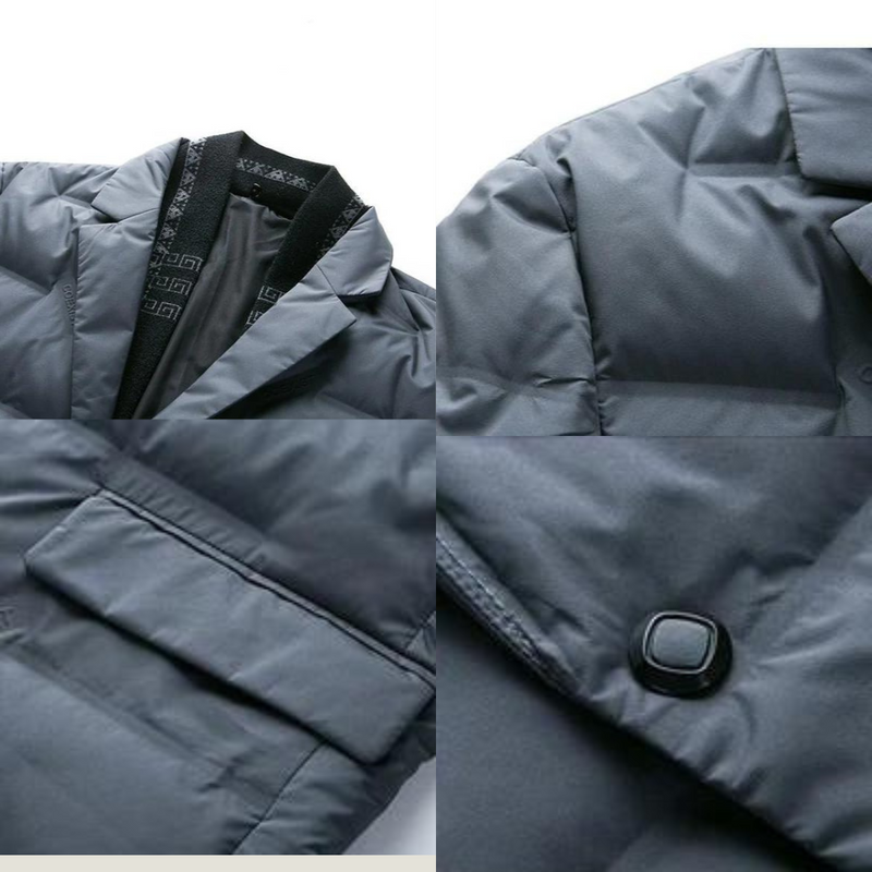 Christophe™ Blazer stylé avec garniture en duvet