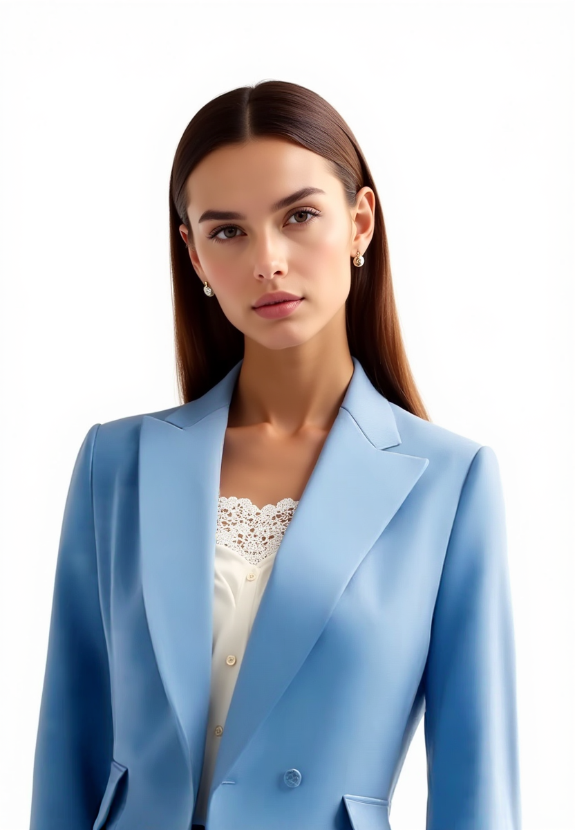 Costume tailleur 2 pièces pour femmes - ensemble élégant de blazer et de pantalon