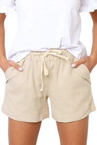 Shorts décontractés pour femmes à taille haute et coupe ample