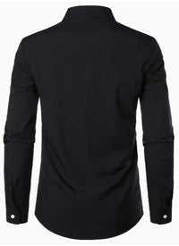Chemise décontractée pour homme à manches longues et respirante