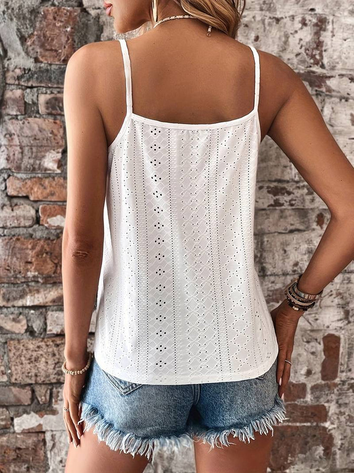 Camisole élégante en dentelle pour femme - top d'été léger pour un look chic et élégant