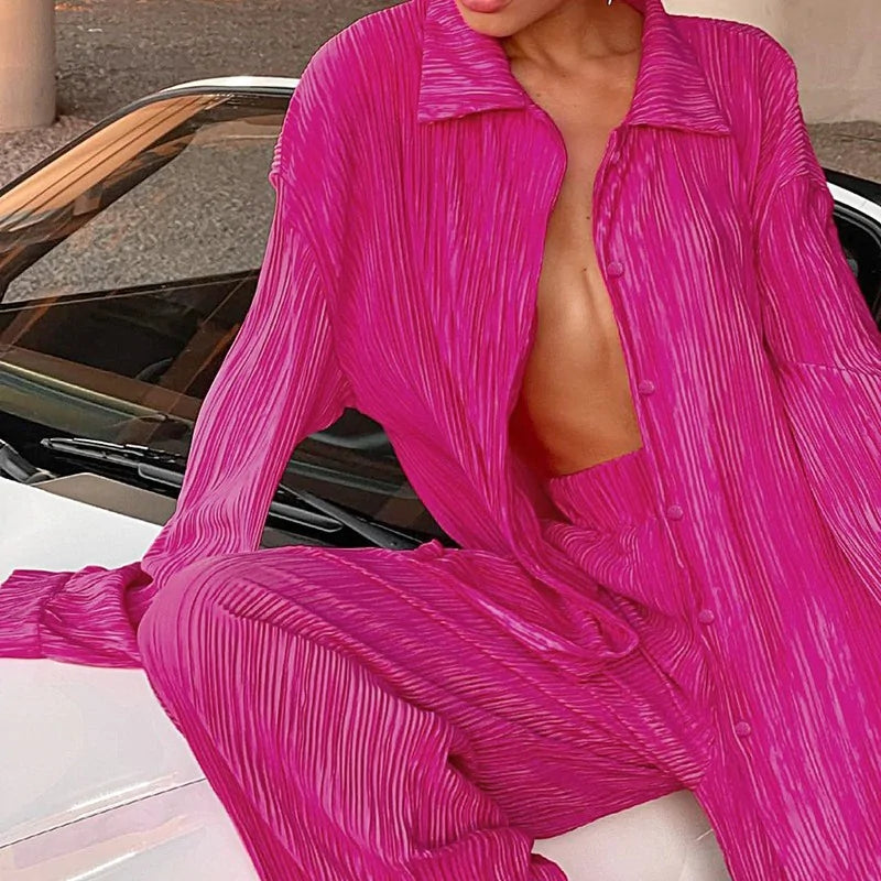 Esmée | Elégant costume deux pièces à manches longues pour un look élégant