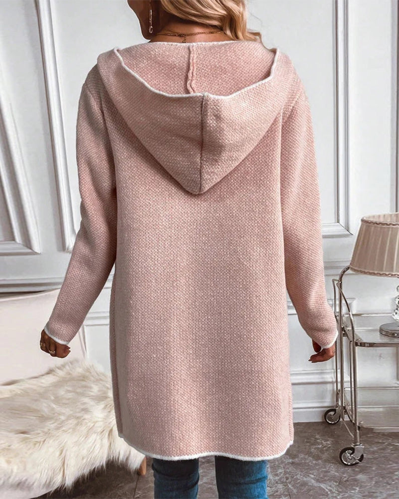 Cardigan mi-long élégant avec poches pratiques - Lindsay