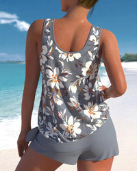 Ensemble de Maillot de Bain Tankini pour Femmes - Style Moderne et Élégant Deux-Pièces