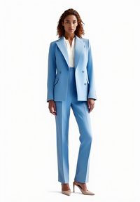 Costume tailleur 2 pièces pour femmes - ensemble élégant de blazer et de pantalon