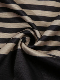 Camisa Polo Masculina - Ajuste Slim - Design Listrado - Manga Curta para Uso Casual