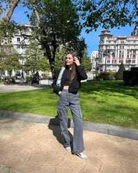 Pantalon cargo pour femmes - Pantalon décontracté ultraléger avec coupe droite décontractée pour une utilisation quotidienne confortable