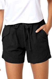 Shorts décontractés pour femmes à taille haute et coupe ample