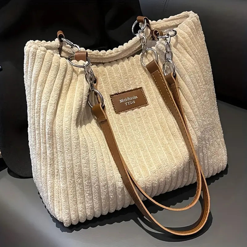 Clémence™ Sac en velours côtelé