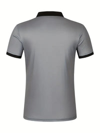 Camisa Polo Masculina - Ajuste Slim - Design Listrado - Manga Curta para Uso Casual